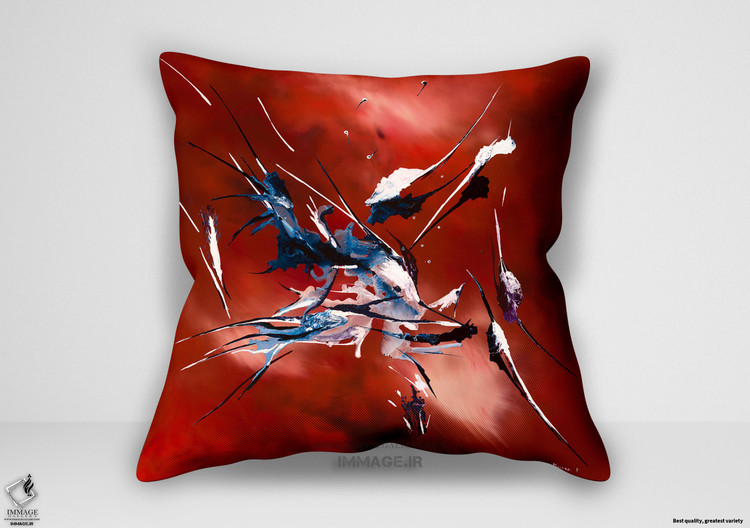 کوسن انتزاعی آبهای زنده اثر فیل ماریا (IG 3452)