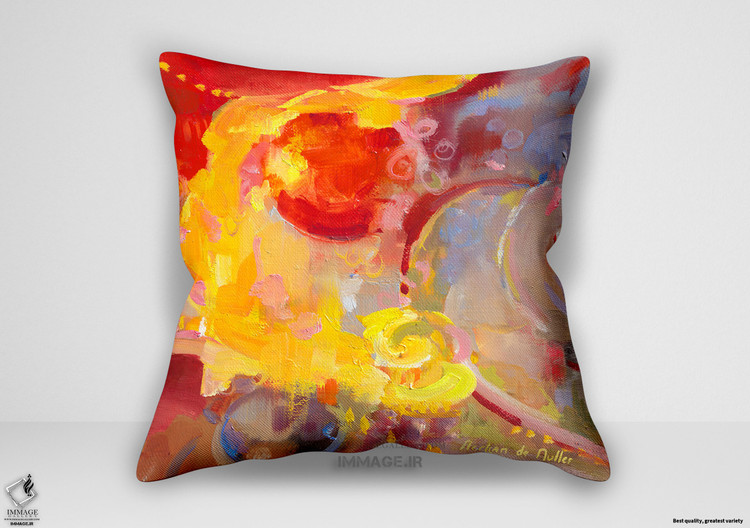 کوسن انتزاعی Thé چای لیمو اثر مرتیان دو مولر امانوئل (IG 5327)