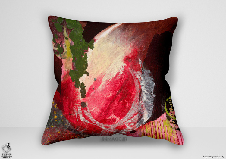 کوسن انتزاعی شلغم صورتی ۲ اثر مرتیان دو مولر امانوئل (IG 5712)