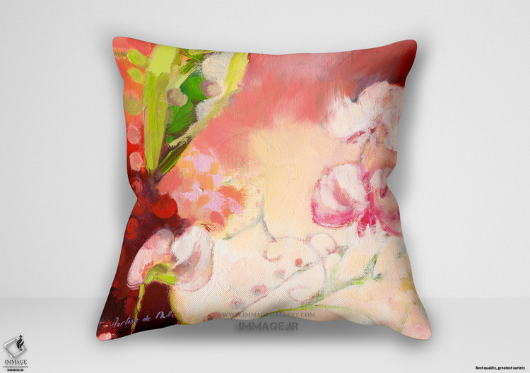 کوسن انتزاعی نخود فرنگی ۱ اثر مرتیان دو مولر امانوئل (IG 5721)