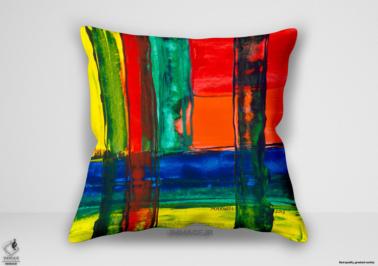 کوسن انتزاعی près نارنجی در چمنزارها اثر مکسول (IG 6531)