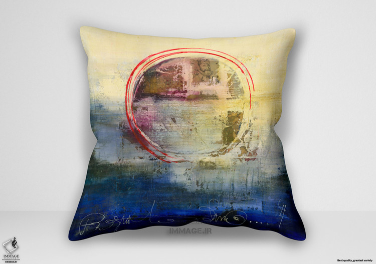 کوسن انتزاعی اینجا دوستت دارم وی اثر لیس جما (IG 7175)