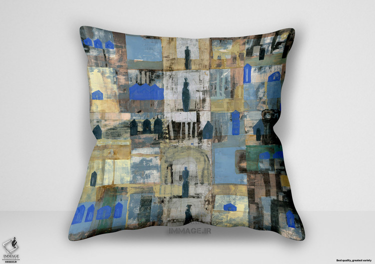 کوسن انتزاعی ۴ فونتانا اثر ریشتر آرمگارت ر ز (IG 8192)