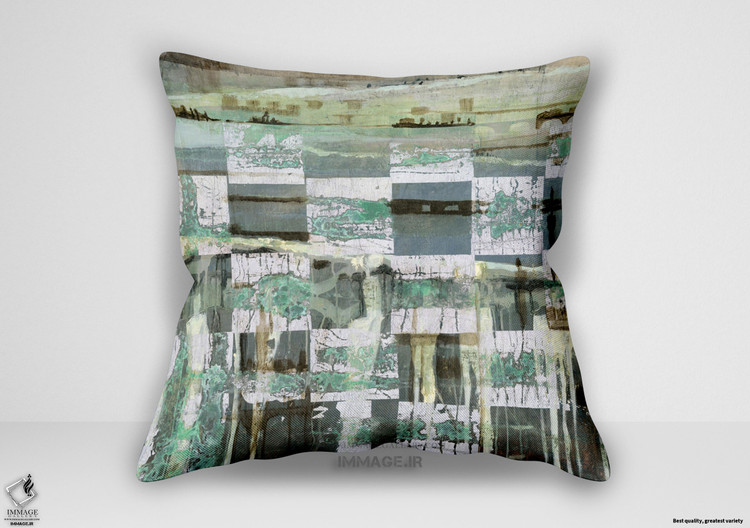 کوسن انتزاعی شهر ممنوعه اثر ریشتر آرمگارت رز (IG 8195)