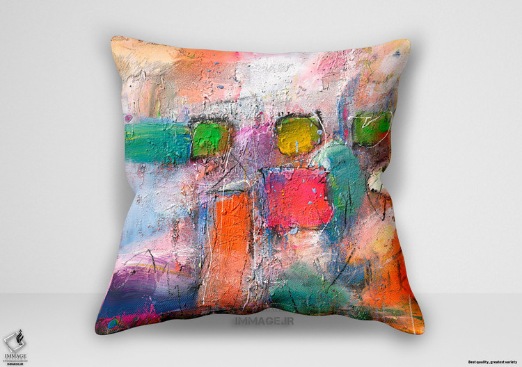 کوسن انتزاعی سه نفر اثر نقاش ناشناس (IG 8336)