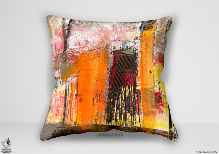 کوسن انتزاعی شماره یک اثر نقاش ناشناس (IG 8338)