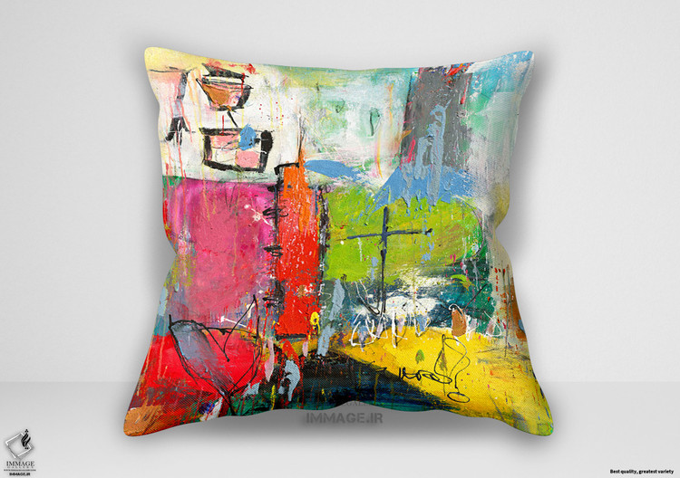 کوسن انتزاعی Glück گلوک اثر نقاش ناشناس (IG 8397)