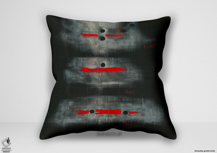 کوسن انتزاعی Bécam ردپای دیپتیک ۱ اثر ب کام کارول (IG 9364)