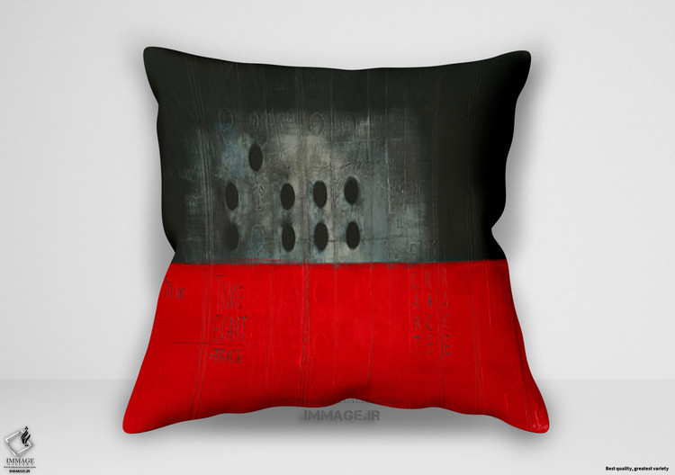 کوسن انتزاعی Bécam ردپای دیپتیک ۲ اثر بکام کارول (IG 9365)