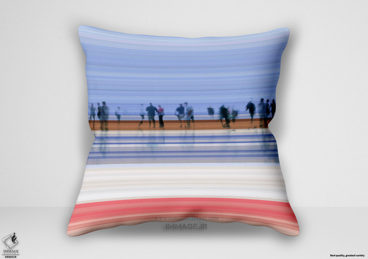 کوسن انتزاعی رفتن به سر کار ۲ اثر ایرنا اورلو (IG 9451)