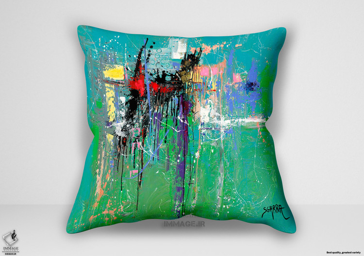 کوسن انتزاعی آبستره ۲ اثر روبر اسگارا (IG 9812)