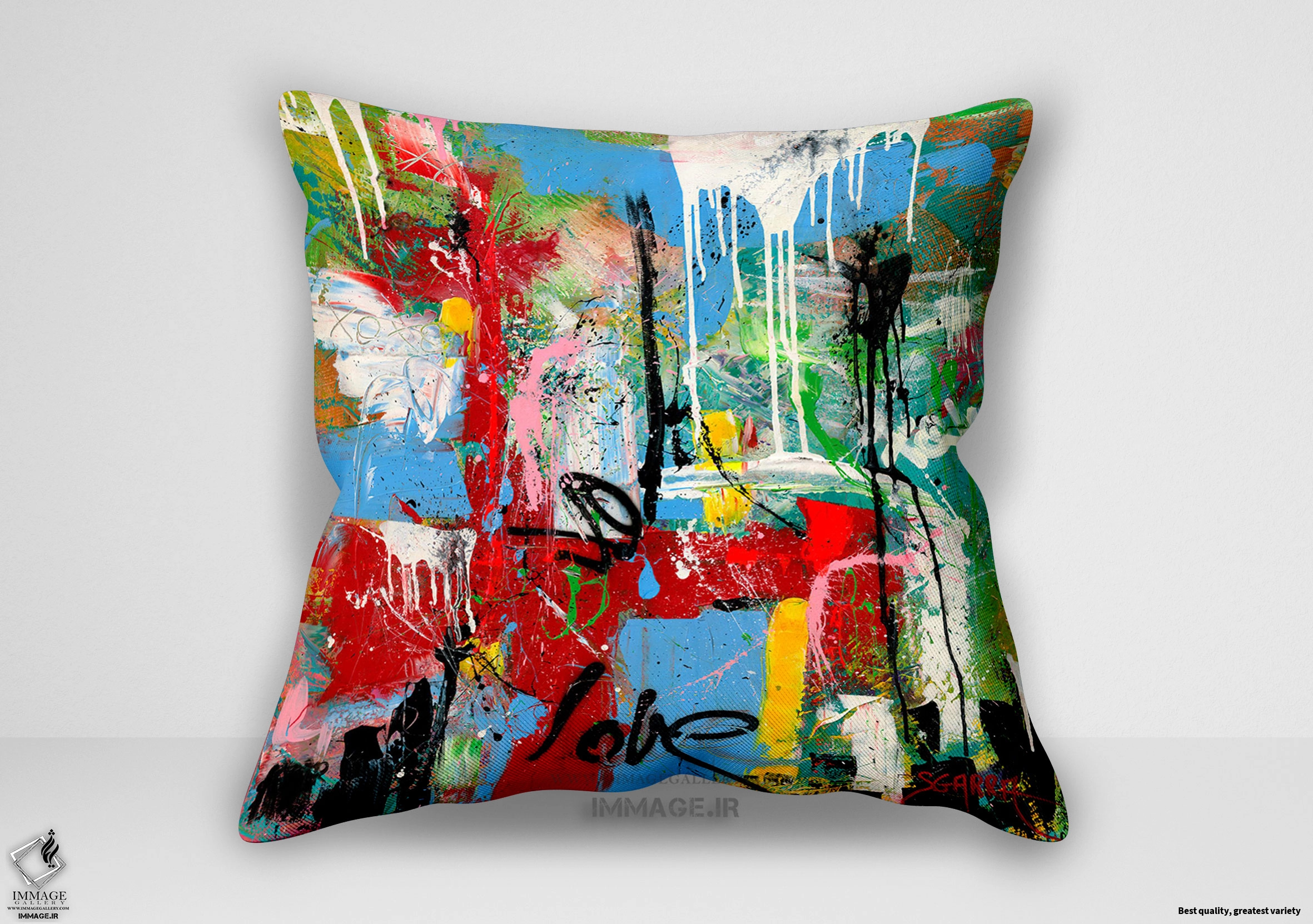 کوسن انتزاعی آبستره ۳ اثر روبر اسگارا (IG 9813)