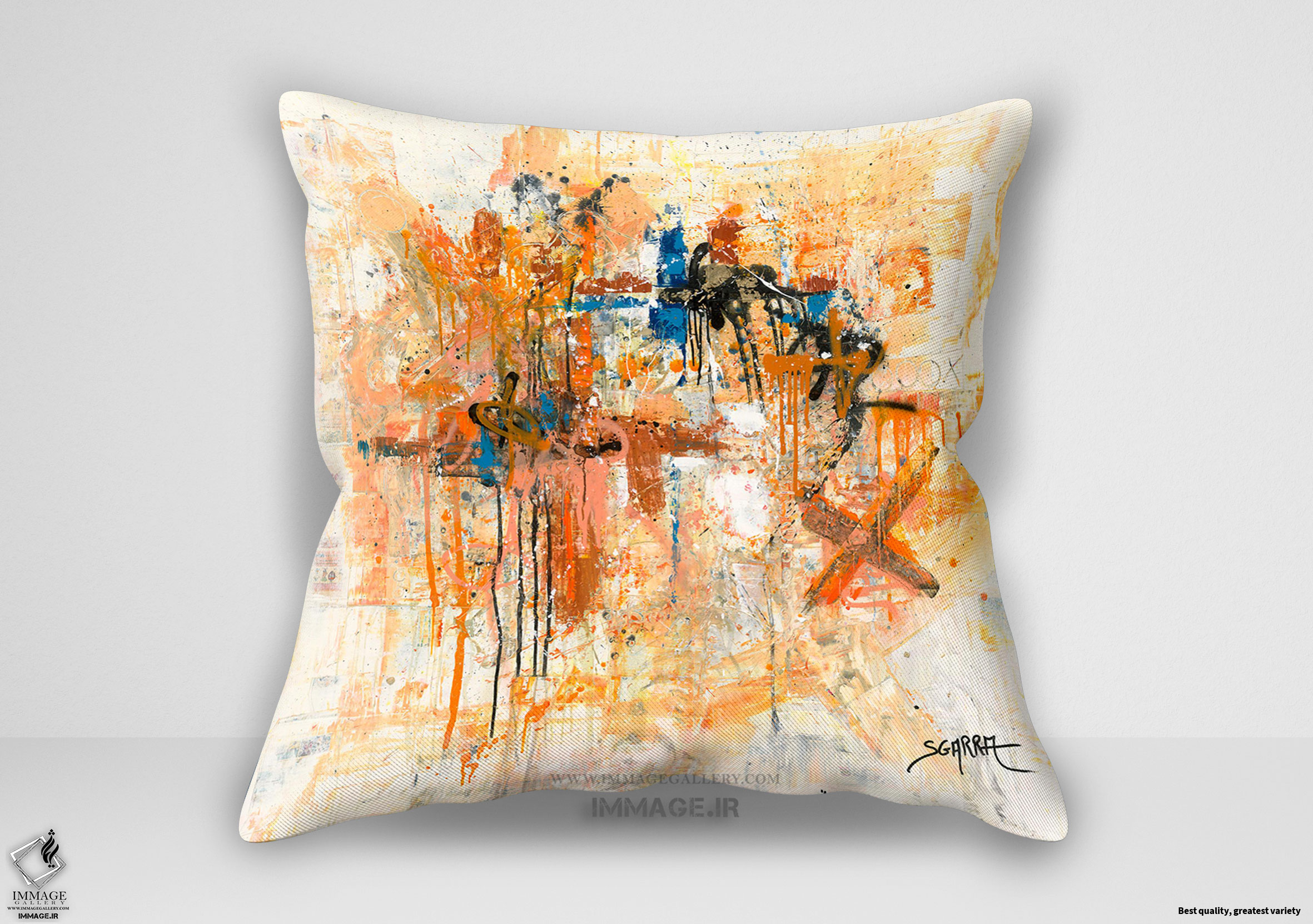 کوسن انتزاعی آبستره اثر روبرت اسگارا (IG 9814)