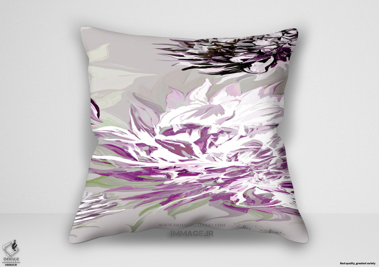 کوسن انتزاعی جذابیت ارغوانی ۳ اثر اسکافاردی س لی (MA 63144)