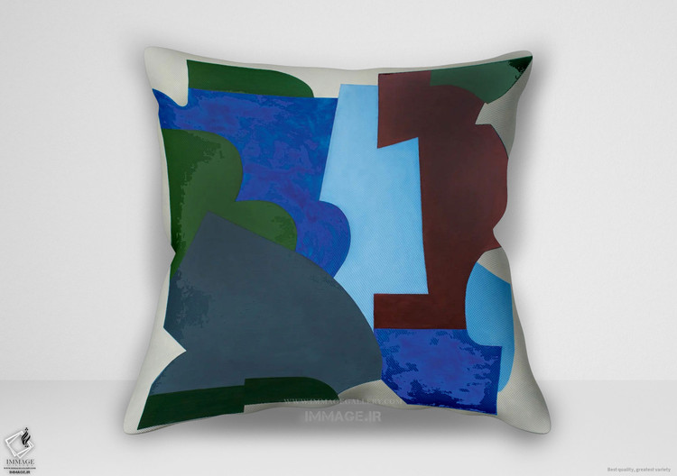 کوسن مینیمال ترکیب با آبی اثر نائوکو پالوشاک (MN 1442)