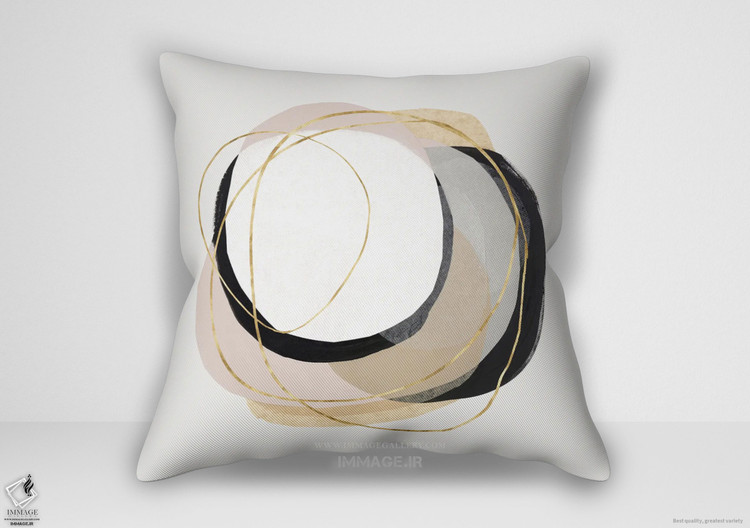 کوسن مینیمال حلقه طلایی اثر پی آی استودیو (MN 2099)