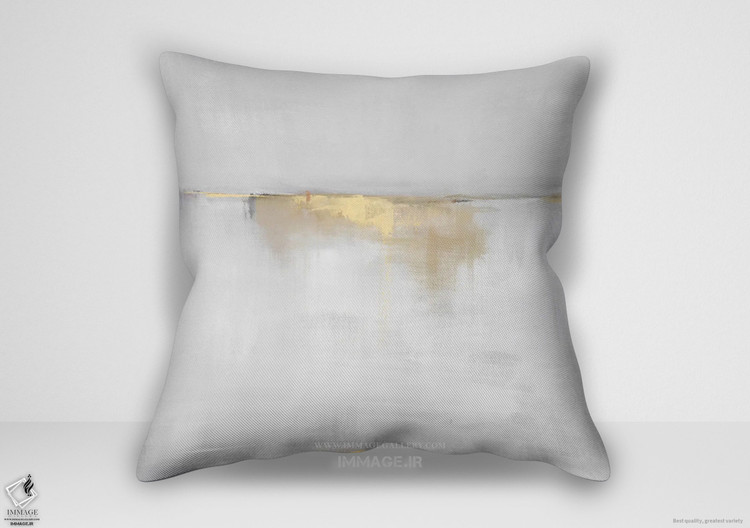 کوسن مینیمال زمزمه های آرام در خاکستری اثر ژاکی گوویا (MN 2150)