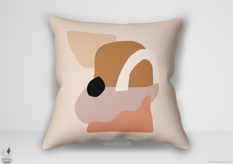 کوسن مینیمال پازل شکل هنر شکل اثر مرل کالسن (MN 2152)