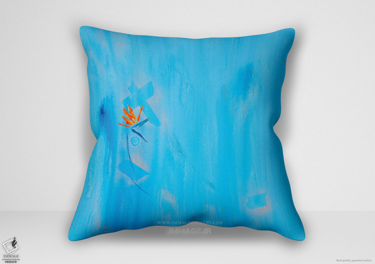 کوسن مینیمال رویه های نقره ای برای پرندگان بهشتی اثر مایکل کارینی (MN 2169)