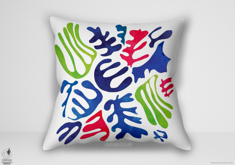 کوسن مینیمال ادای احترام به ماتیس اثر پاملا استیکر (MN 1681)