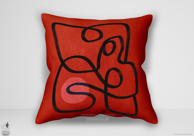 کوسن مینیمال بداهه پردازی خطی ۳ اثر ویویانا گونزالس (MN 1818)