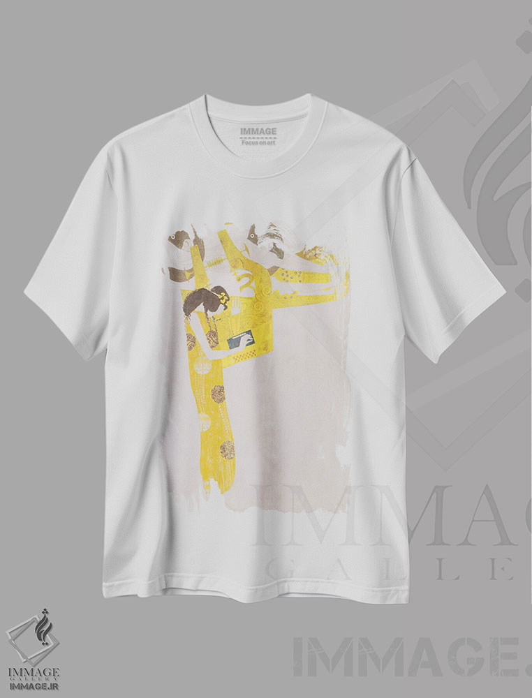 تیشرت طرح دار شعر، ۱۹۰۲، هنر فاخر کلاسیک اثر گوستاو کلیمت | immage.ir