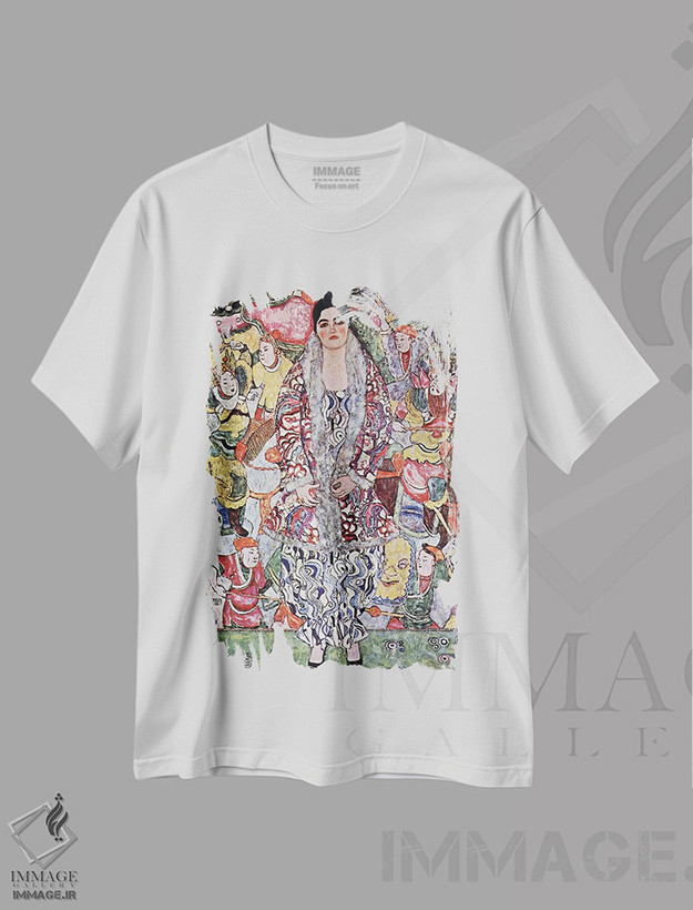 تیشرت طرح دار پرتره فریدریک ماریا بیر، ۱۹۱۶، هنر فاخر کلاسیک اثر گوستاو کلیمت | فروشگاه ایماژ