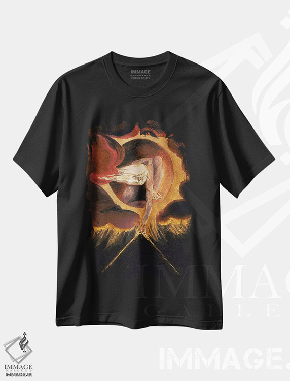 تیشرت طرح دار کهن ترین روزها، مدیوم اثر ویلیام بلیک | فروشگاه ایماژ