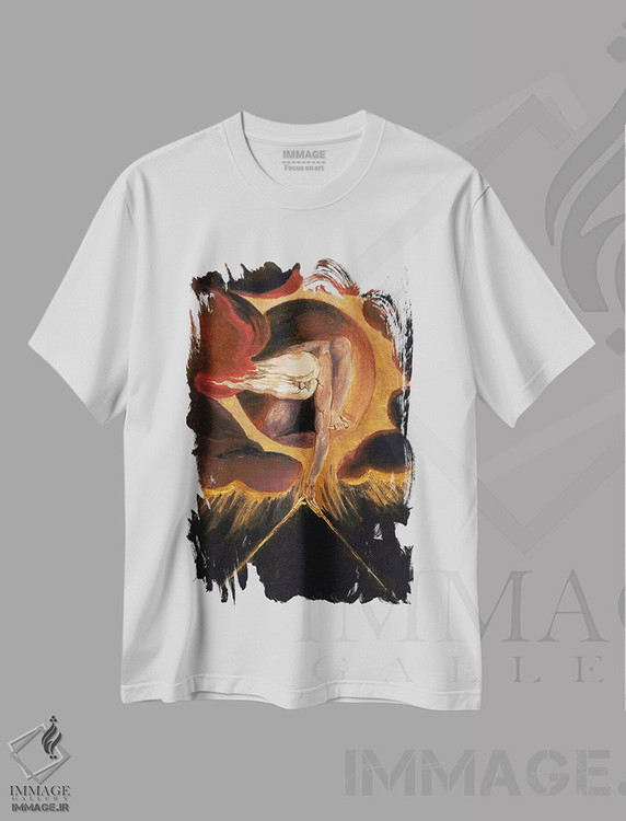 تیشرت طرح دار کهن ترین روزها، مدیوم اثر ویلیام بلیک | immage.ir
