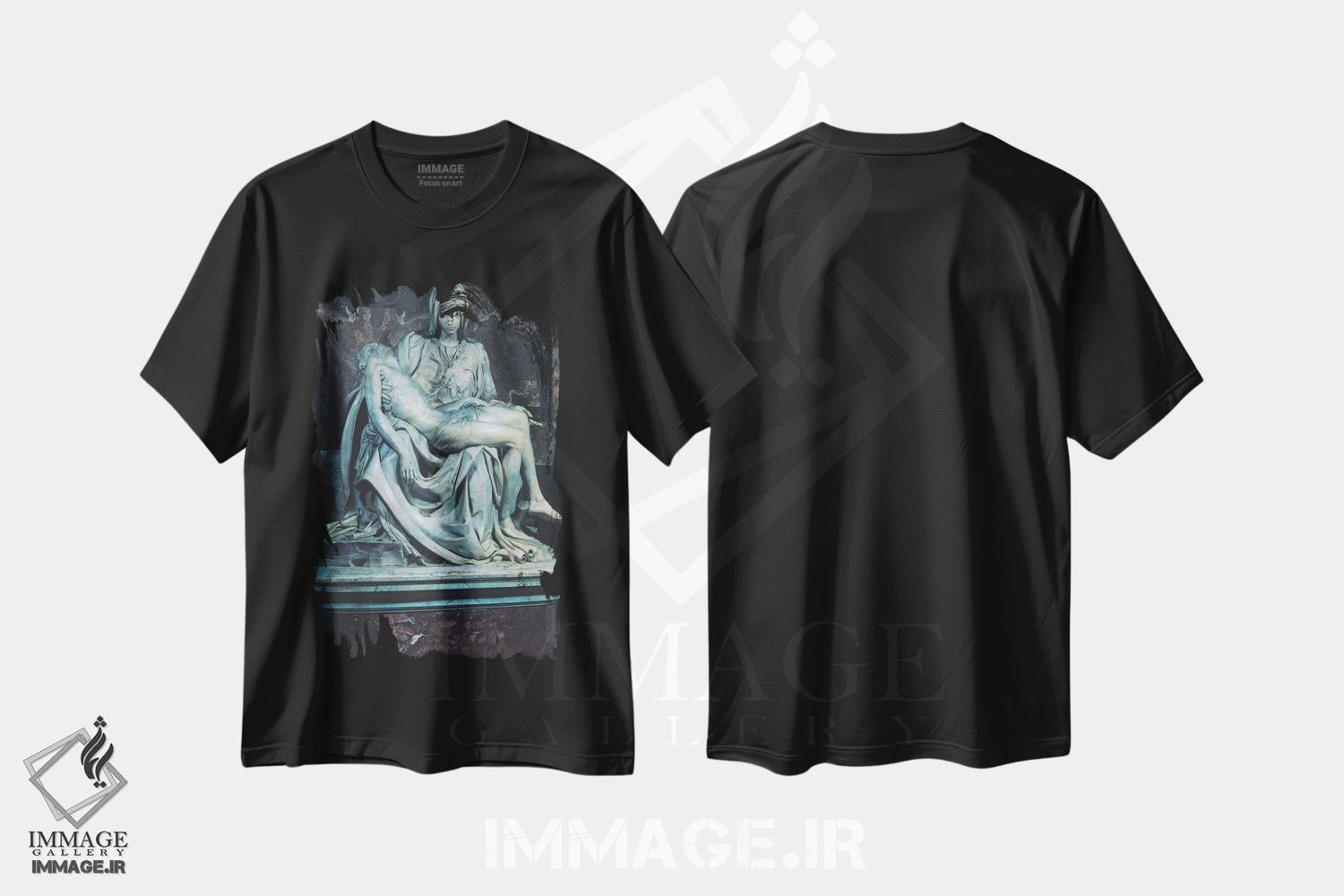 تیشرت طرح دار پیتا، هنر فاخر کلاسیک اثر میکل آنژ | immage.ir