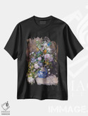 تیشرت طرح دار دسته گل بهاری، هنر فاخر کلاسیک اثر پیر-اوگوست رنوار | immage.ir