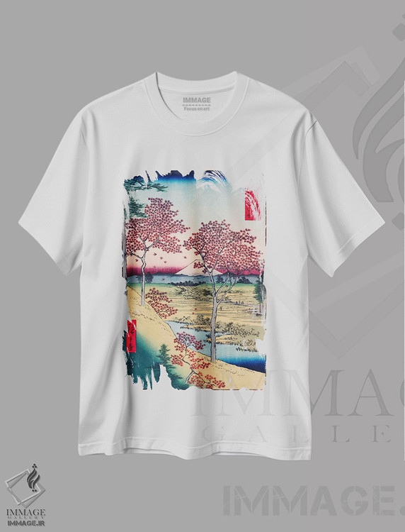 تیشرت طرح دار توکیو: یوهی گائوکا در منطقهٔ مِگورو، دکور آسیایی اثر اوتاگاوا هیروشگه | immage.ir