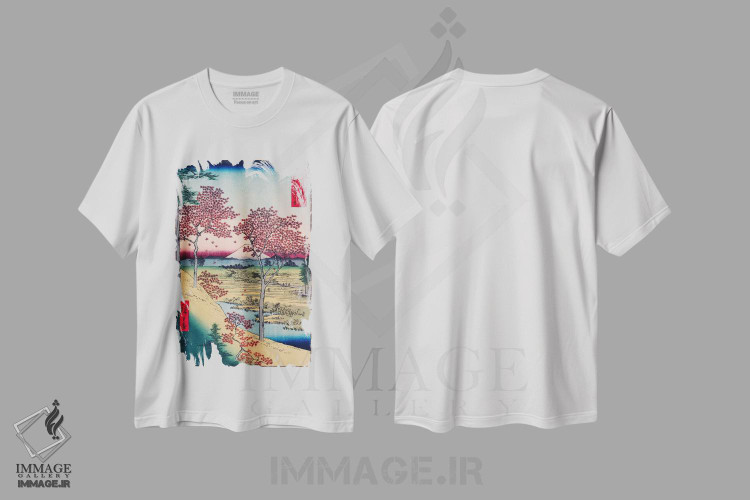 تیشرت طرح دار توکیو: یوهی گائوکا در منطقهٔ مِگورو، دکور آسیایی اثر اوتاگاوا هیروشگه | immage.ir