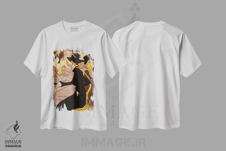 تیشرت طرح دار دیوان ژاپنی، آرت نوو اثر آنری دو تولوز-لوترک | فروشگاه ایماژ