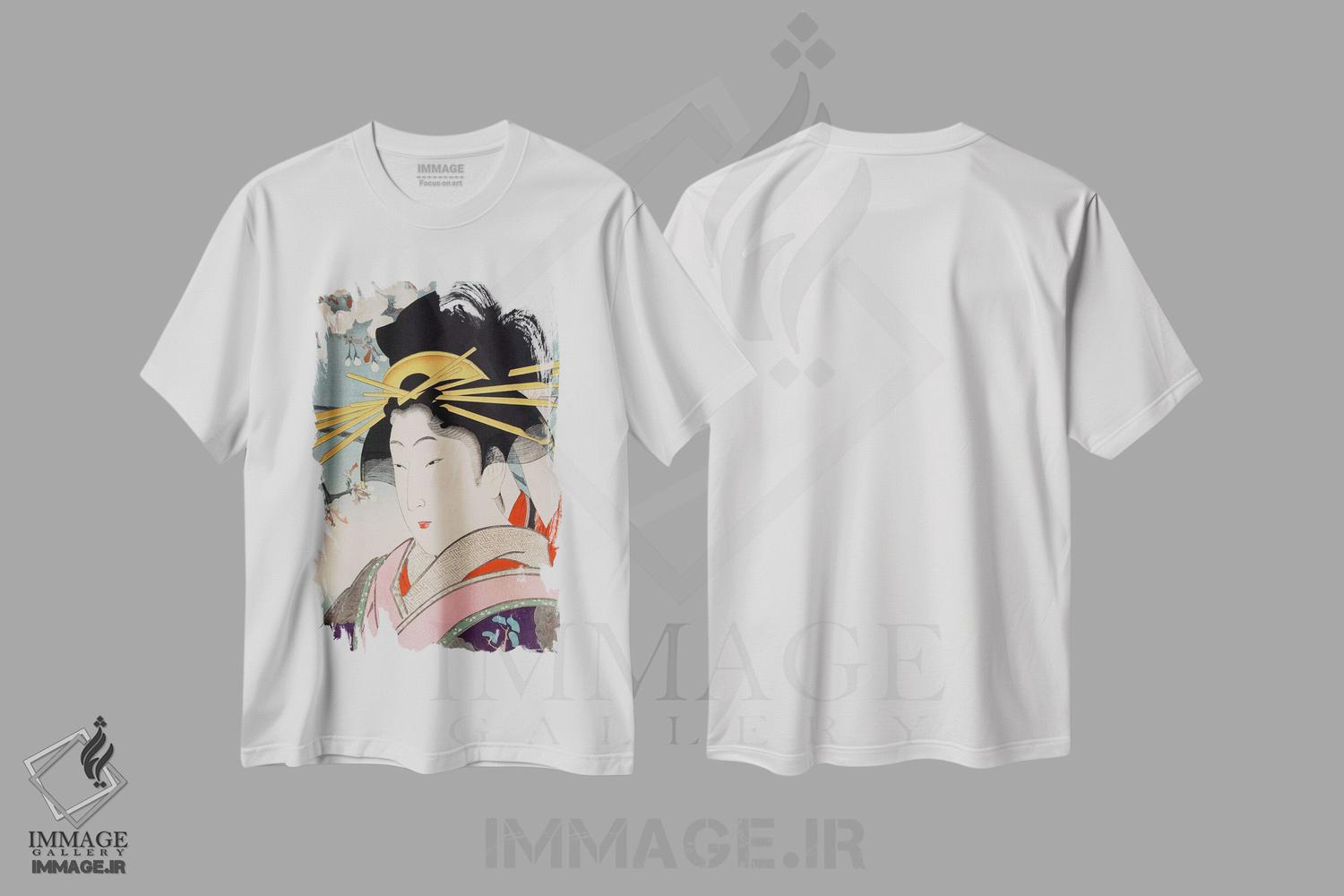 تیشرت طرح دار یک فاحشه، دکور آسیایی اثر هنرمند ناشناس | immage.ir