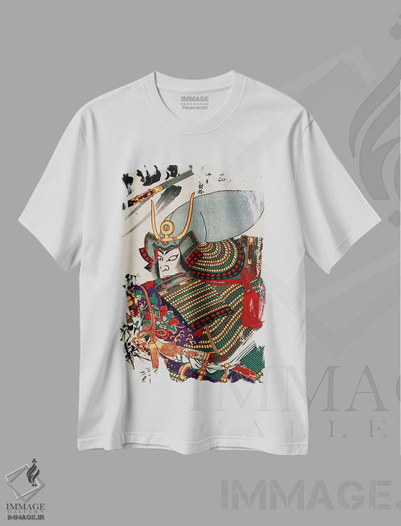 تیشرت طرح دار کاتو کیوماسا، دکور آسیایی اثر هنرمند ناشناس | فروشگاه ایماژ