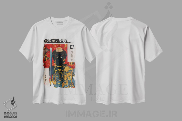 تیشرت طرح دار آکالا، دکور آسیایی اثر هنرمند ناشناس | immage.ir