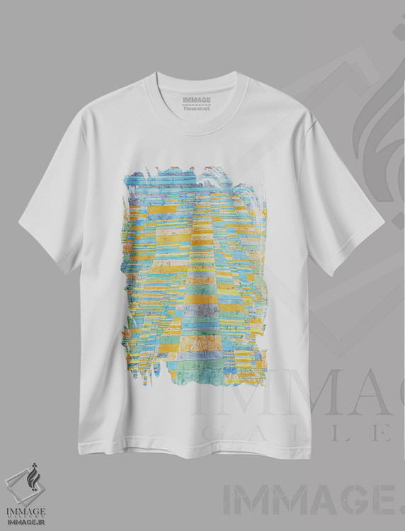 تیشرت طرح دار مسیر اصلی و جاده های فرعی اثر پل کله | immage.ir