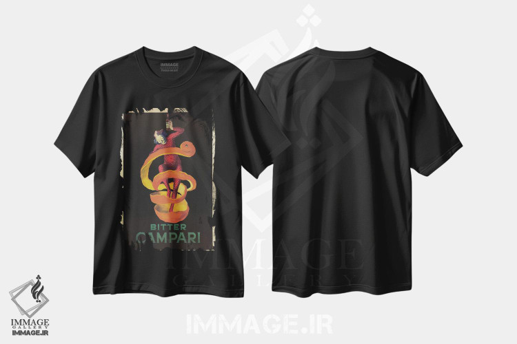 تیشرت طرح دار بیتِر کامپاری، وینتیج و رترو اثر لئونتو کاپیلو | فروشگاه ایماژ