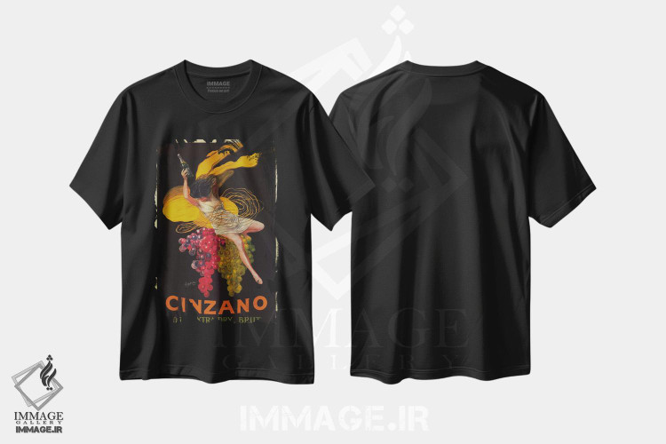 تیشرت طرح دار آستی چینزانو، تزئینی اثر لئونتو کاپیلو | immage.ir