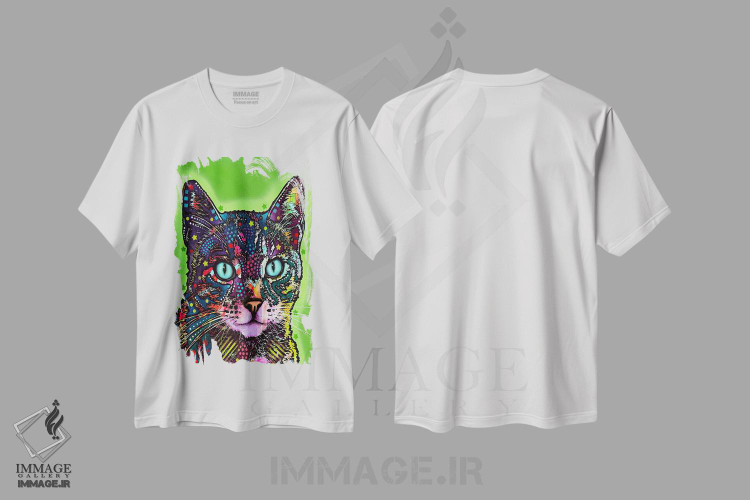 تیشرت طرح دار گربهٔ هوشیار، مدیوم اثر دین روسو | immage.ir