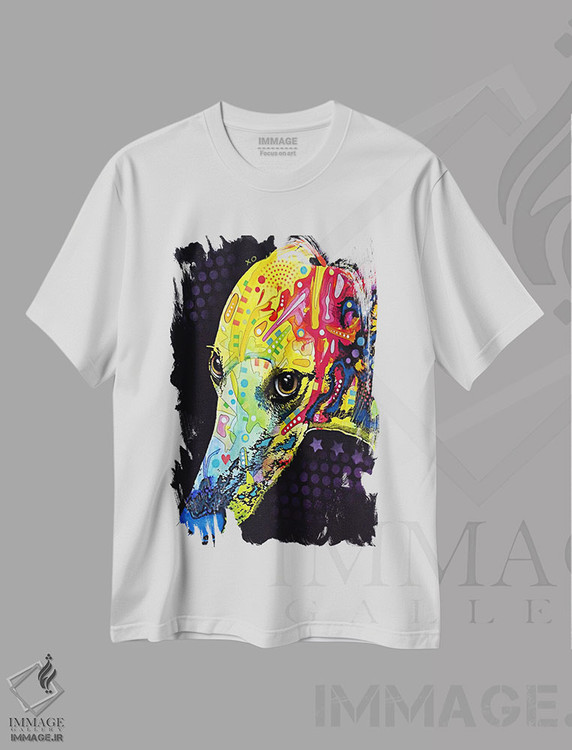 تیشرت طرح دار گریهاند، مدیوم اثر دین روسو | immage.ir