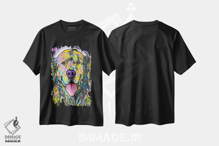 تیشرت طرح دار سکوت طلاست، مدیوم اثر دین روسو | immage.ir