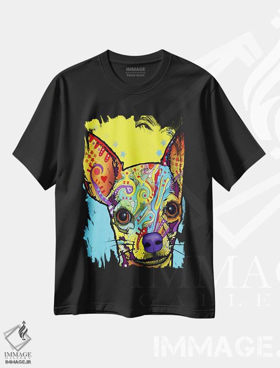 تیشرت طرح دار چیهواهوآ ۱، تزئینی اثر دین روسو | immage.ir