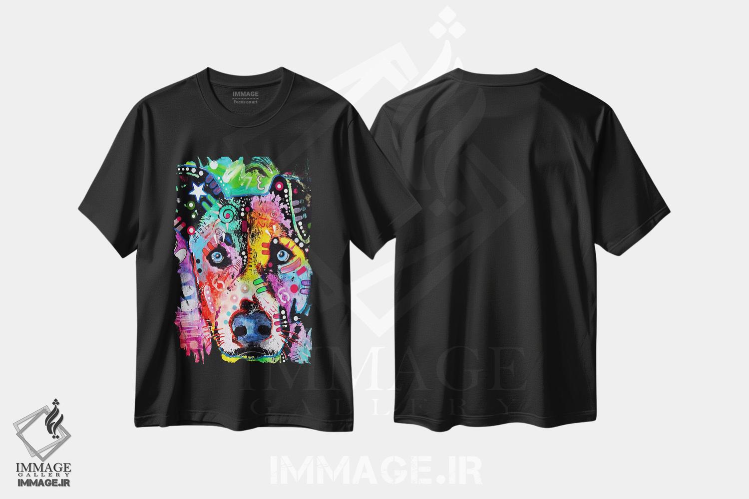 تیشرت طرح دار وارونه، مدیوم اثر دین روسو | immage.ir