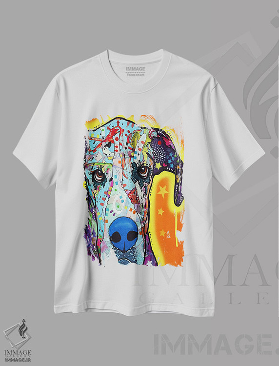 تیشرت طرح دار گریت دین، مدیوم اثر دین روسو | immage.ir