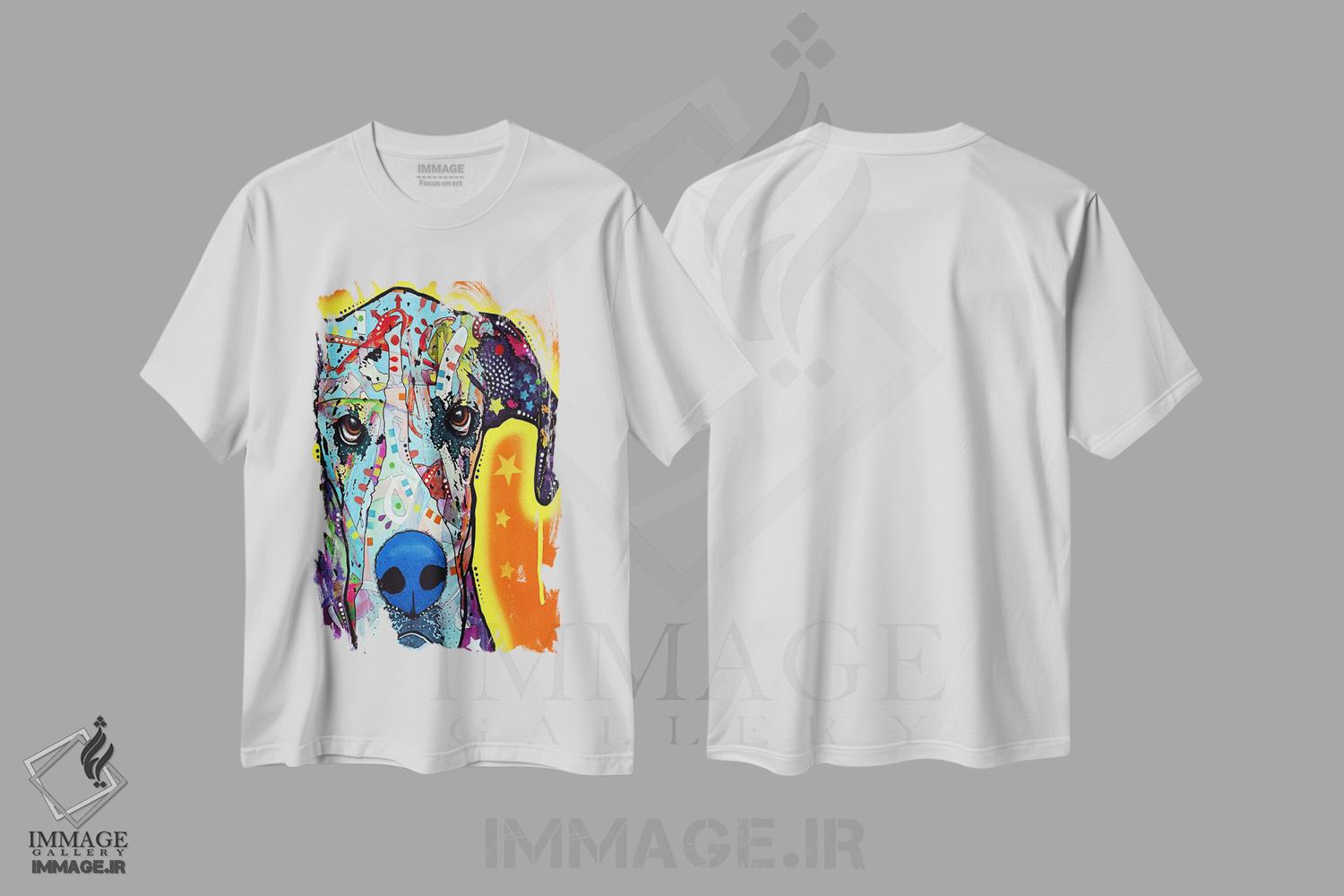 تیشرت طرح دار گریت دین، مدیوم اثر دین روسو | immage.ir