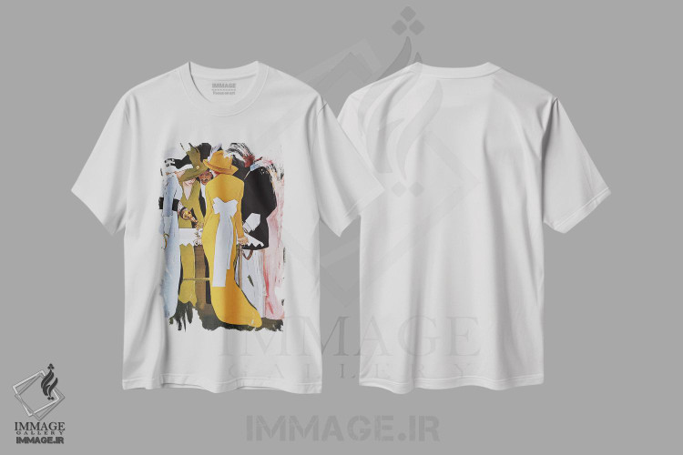 تیشرت طرح دار پوستر قدیمی لیکور کامپاری کوردیال، تزئینی اثر مارچلو دودوویچ | immage.ir