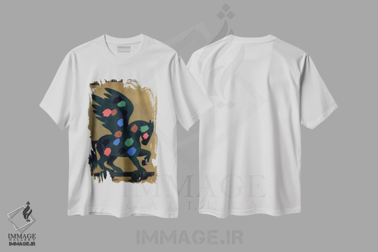 تیشرت طرح دار آثار هنرمند ناشناس - immage.ir