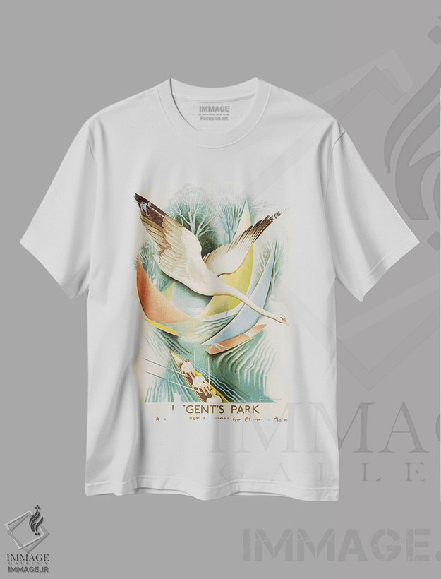 تیشرت طرح دار پوستر قدیمی پارک ریجنتز خط متروی لندن، وینتیج و رترو اثر هنرمند ناشناس | فروشگاه ایماژ